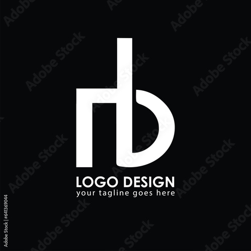NB NB Logo Design, Creative Minimal Letter NB NB Monogram