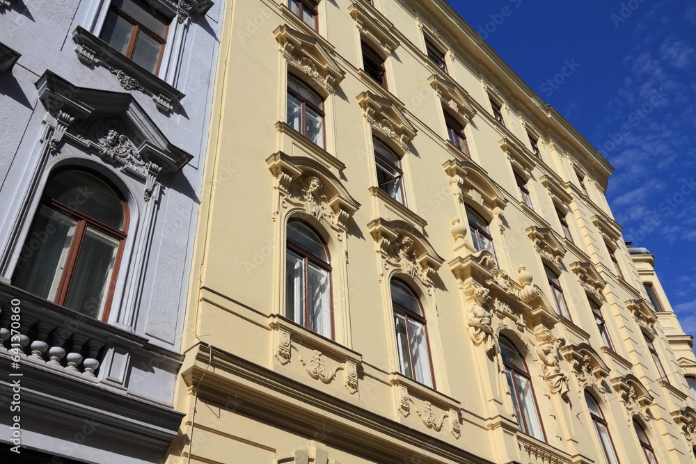 Obraz premium Josefstadt in Vienna city, Austria