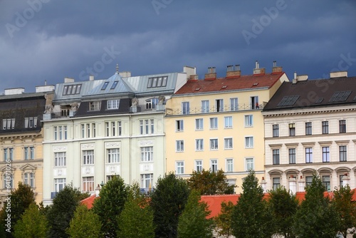 Photography Rainy Vienna in Wieden district