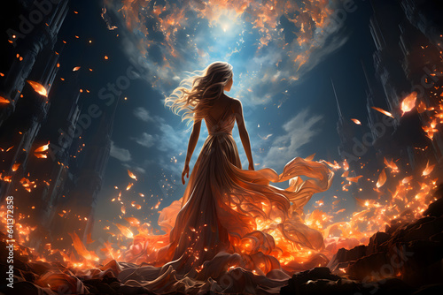 girl in the fire