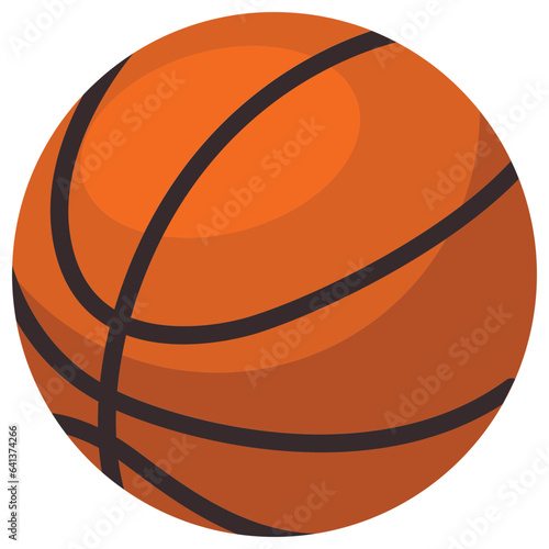 Basketbal Sport Balls 2D Color Illustrations