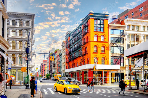 Canvas Print Soho, New York City, USA