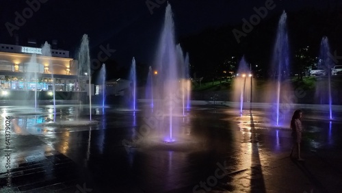 Night fountain