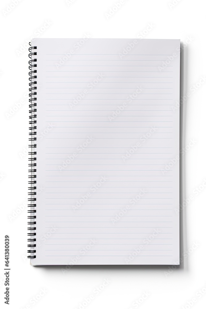 Image of white blank paper isolated over white background Image of white blank paper isolated over white background