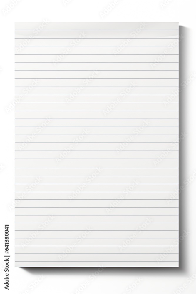 Image of white blank paper isolated over white background Image of white blank paper isolated over white background