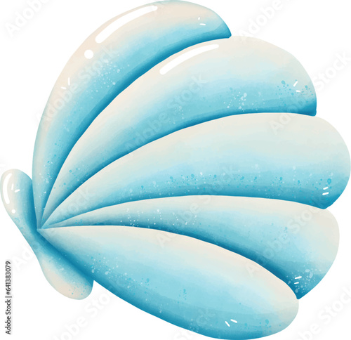 cute shellfish cartoon