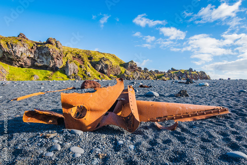 Landscape of Djúpalónssandur Beach (Iceland) photo