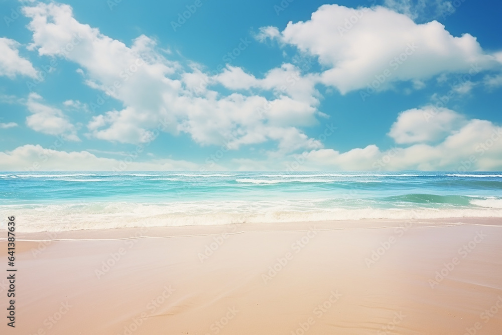Beach With Blue Sky And Clouds | Beach And Sky | Beach And Clouds | Beach And Blue Sky