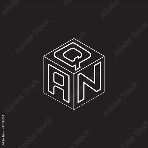Letter logo design with Cube design