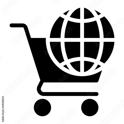 ecommerce glyph icon