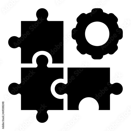 management glyph icon