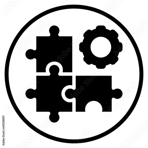 management glyph icon