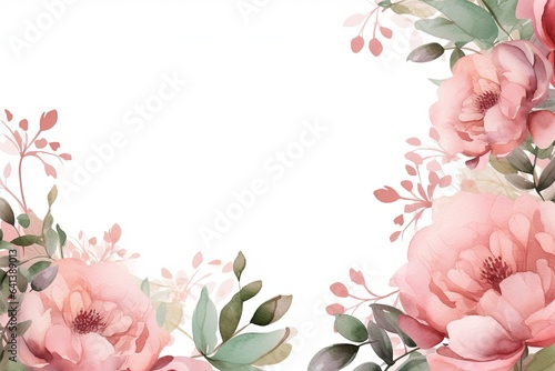 pink tulips frame #641389013