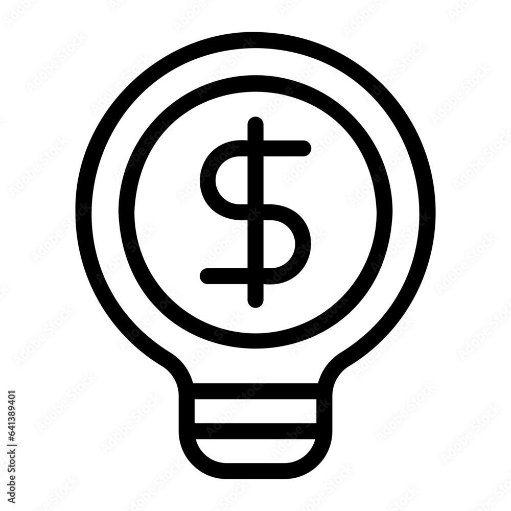 business idea line icon