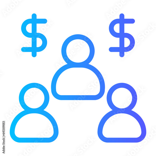 organization gradient icon