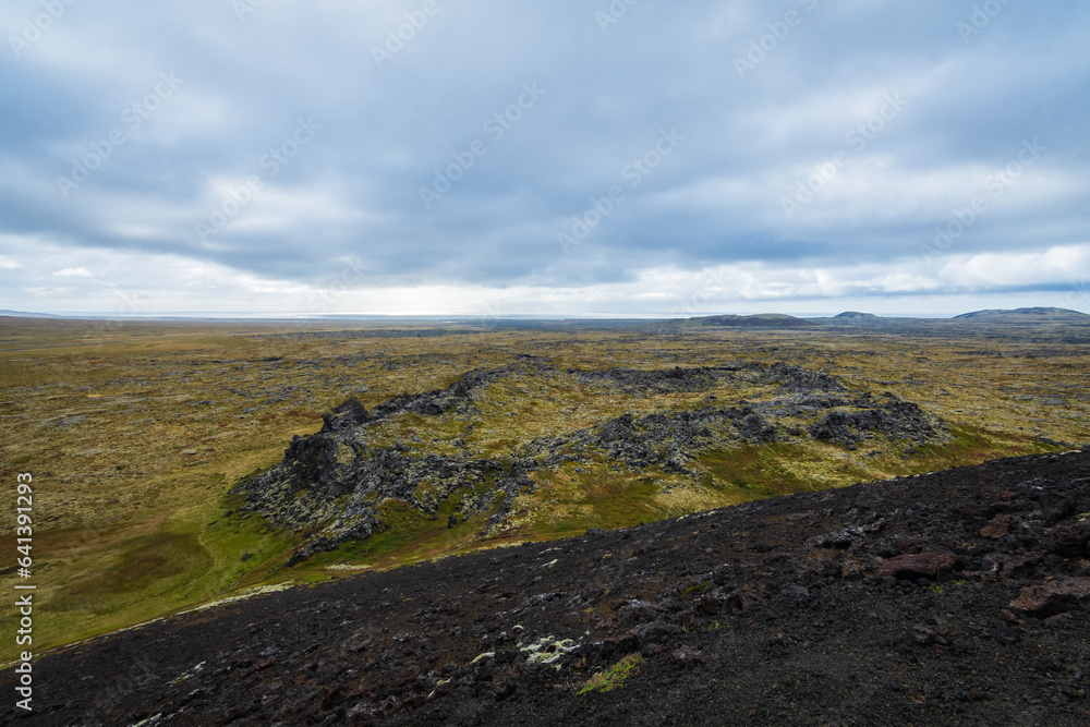 Ladscape of the Saxhóll Crater (Iceland)