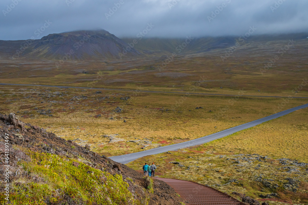 Ladscape of the Saxhóll Crater (Iceland)