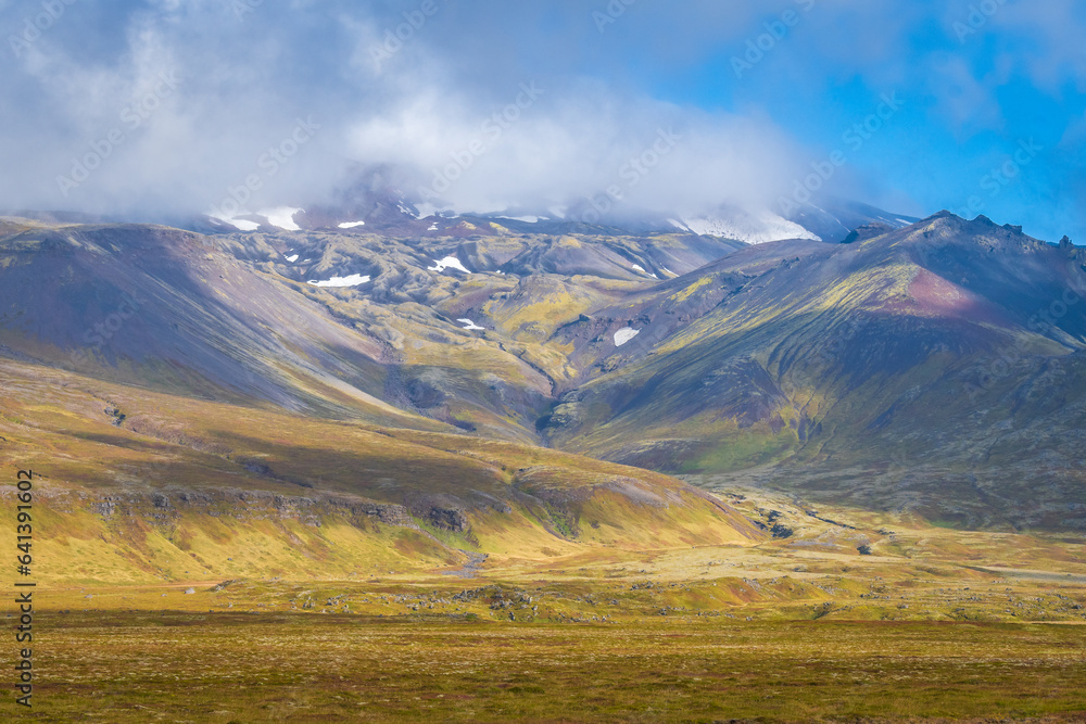 Ladscape of the Saxhóll Crater (Iceland)