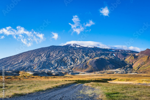 Obraz na płótnie Landscape of the Snaefellsness Peninsula (iceland) w salonie