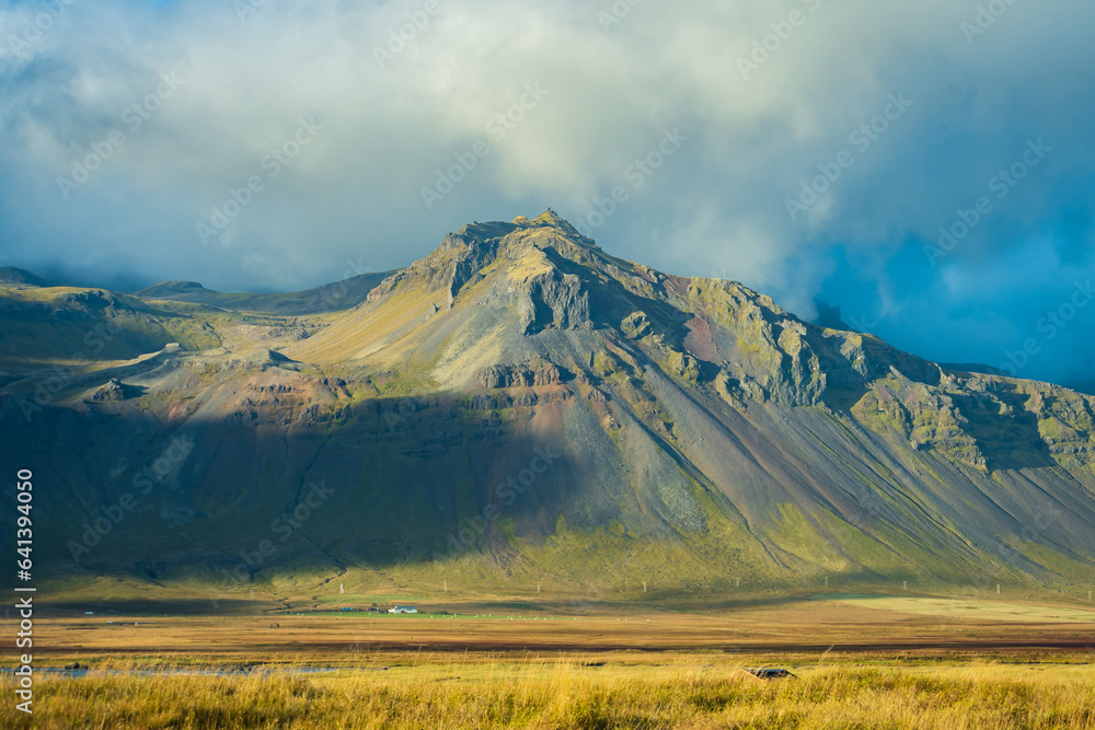 Landscape of the Snaefellsness Peninsula (iceland)