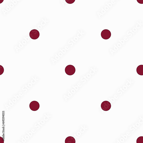 Vector pattern of red peas on a white background