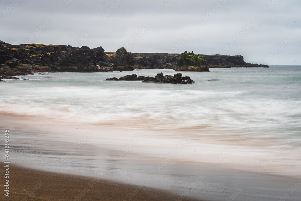 Landscape of the Skadsvik Beach (Iceland) Landscape of the Skadsvik Beach (Iceland)