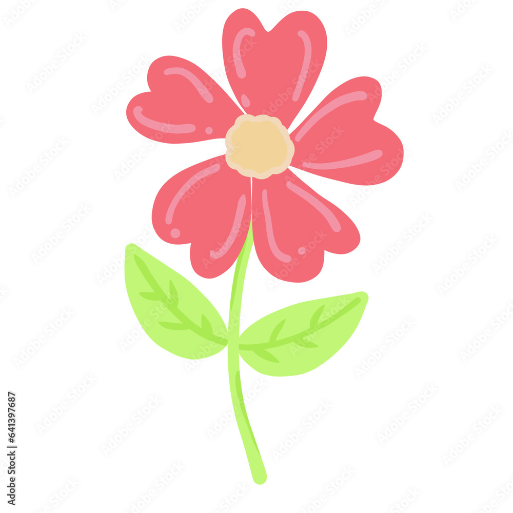 flower isolated on white flower isolated on white