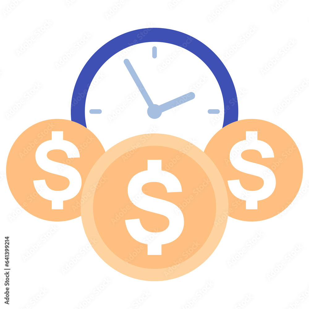 time and money icon