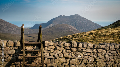 The Mourne Mountains, beautiful part of Northern Ireland photo