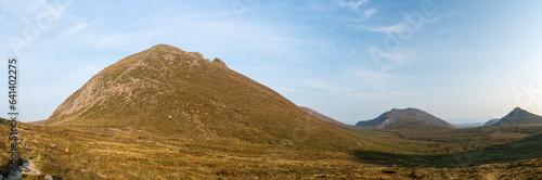 Panoramic view of the Mourne Mountains, beautiful part of Northern Ireland photo