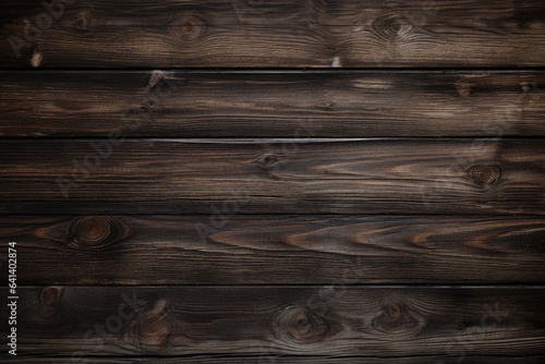 Dark wooden textured background brown pine floor parquet laminate generative AI