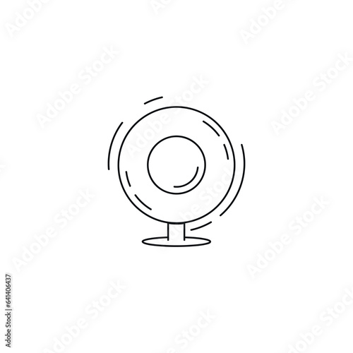 camera line icon. web camera thin line icon.