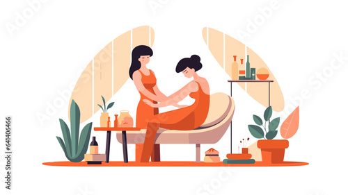 Relaxing Massage Image Experience the Soothing and Invigorating Details of a Professional Massage Procedure