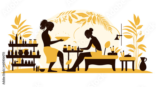 Relaxing Massage Image Experience the Soothing and Invigorating Details of a Professional Massage Procedure
