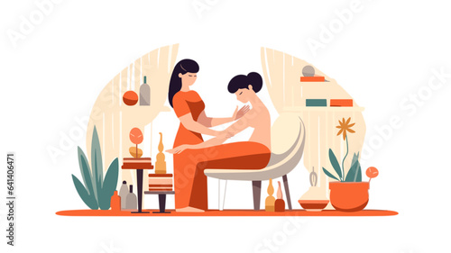 Relaxing Massage Image Experience the Soothing and Invigorating Details of a Professional Massage Procedure