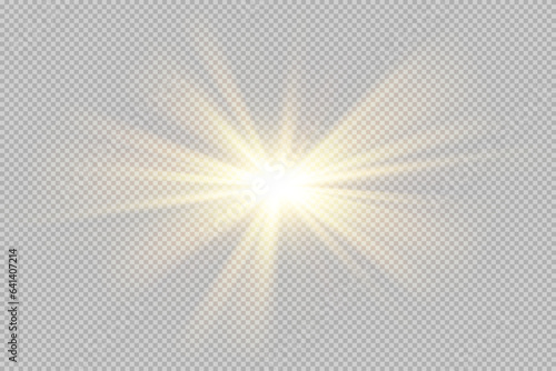 Vector sunlight special lens flare light effect. Stock royalty free vector illustration. PNG 