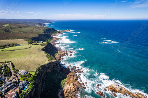 Aerial view of Knysna Heads in Knysna, Garden Route, South Africa
