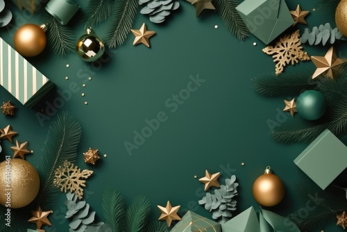 Christmas frame made from g...