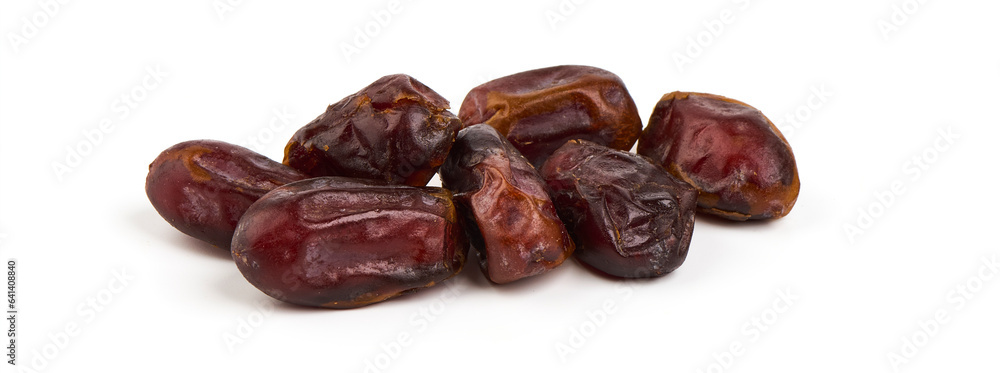 Dried dates, isolated on white background. Dried dates, isolated on white background.