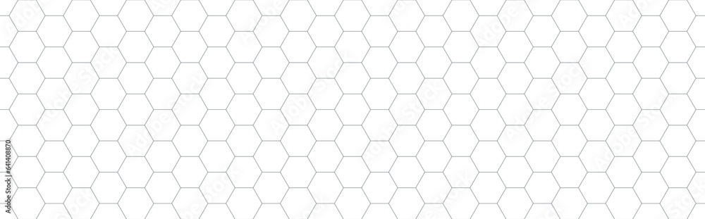 hexagon geometric pattern. seamless hex background. abstract honeycomb cell. vector illustration. design for the background flyers, ad honey, fabric, clothes, texture, textile pattern