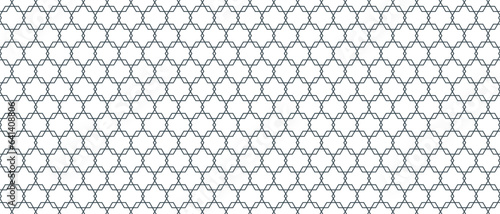 hexagon seamless pattern. islamic background. abstract modern tile. vector illustration. design for the background display, flyers, brochures fabric, clothes, texture, textile pattern
