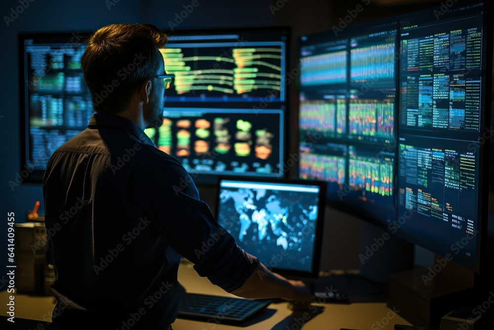 A data analyst cleans and preprocesses datasets. AI generated A data analyst cleans and preprocesses datasets. AI generated