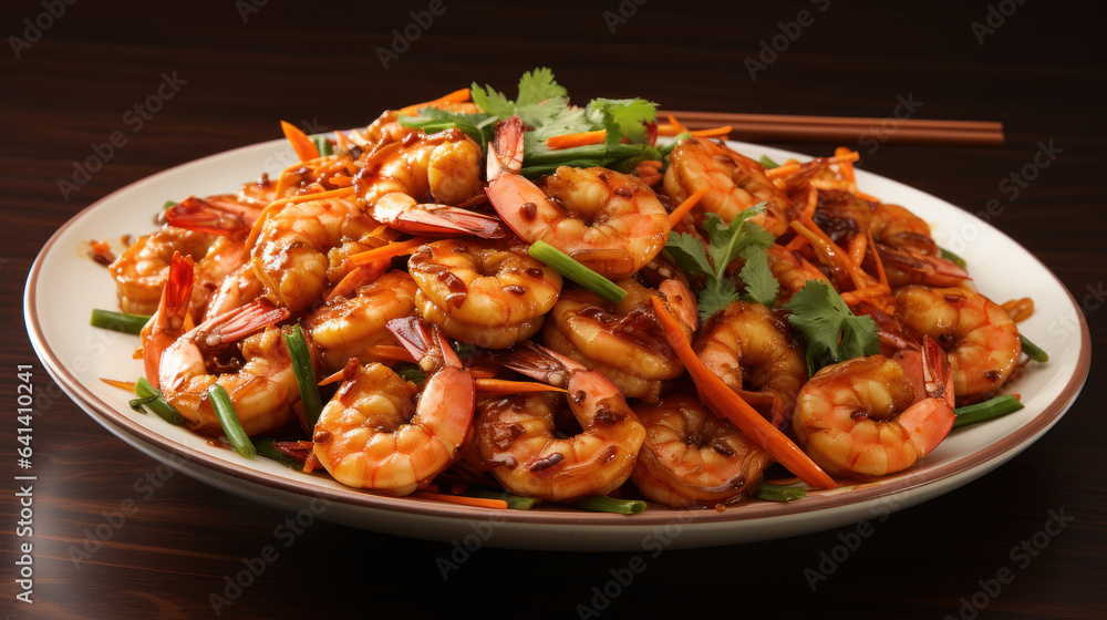 Varied Asian food on the table Varied Asian food on the table