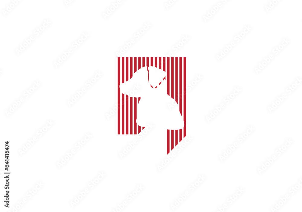 this is a creative text and dog added logo design this is a creative text and dog added logo design