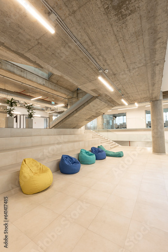 Interior of big office spac...