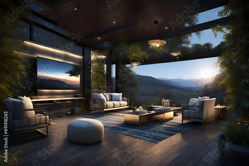 Scenic Outdoor Entertainment Space