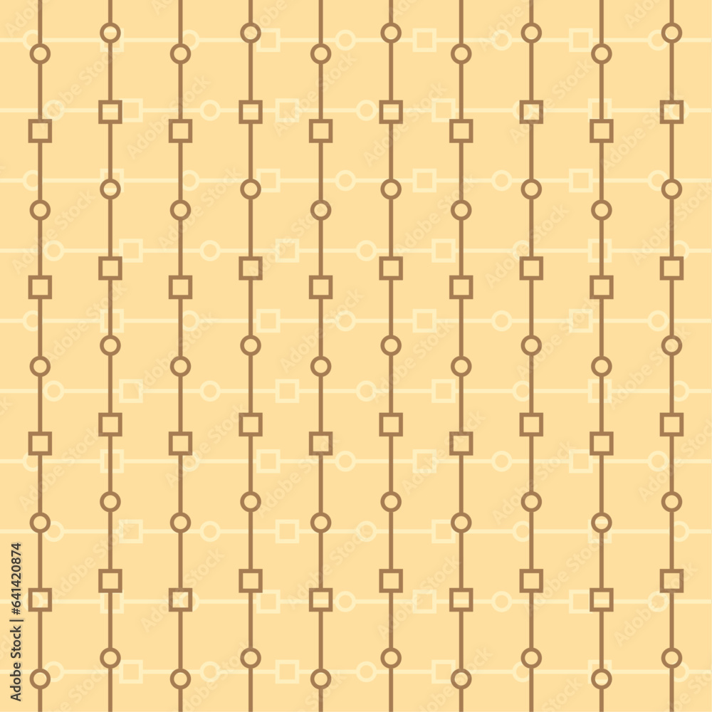 Fototapeta premium Seamless pattern brown yellow pattern abstract vector lines striped vector minimal