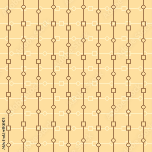 Seamless pattern brown yellow pattern abstract vector lines striped vector minimal