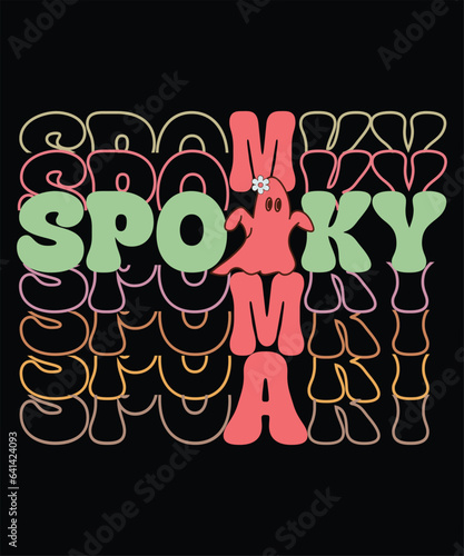 Happy Halloween spooky treat with pumpkin