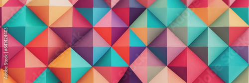 Abstract geometric multicolored background